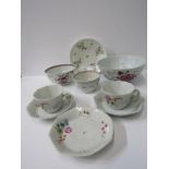 ORIENTAL CERAMICS, collection of Chinese export tableware including 2 Famille Rose octagonal teacup,