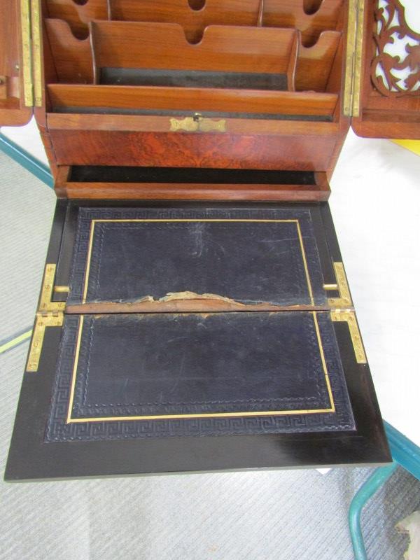 19TH CENTURY STATIONERY DESK CHEST - Image 2 of 7