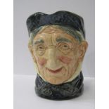 DOULTON CHARACTER JUG, "Toothless Granny" character jug, 17cm height