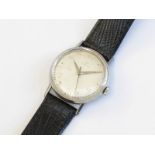 GENTS OMEGA WRIST WATCH, in steel case, movement appears in a/f condition