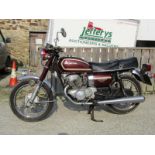 MOTORCYCLE, 1980 Honda CD200 Benly Classic motorcycle RGN 978V with V5 document, driven to the