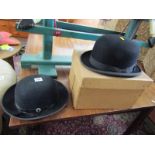 BOWLER HAT, one size 5.5, other by Lincoln Bennett