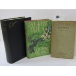 DAPHNE DU' MAURIER, "The Apple Tree" 1952 first edition with pictorial dust jacket; also "Rebecca"