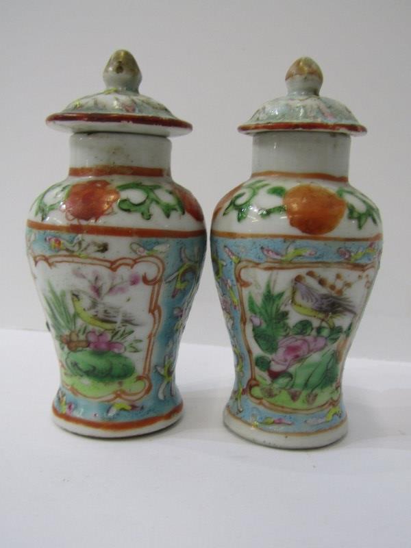 ORIENTAL CERAMICS, pair of Kutani, 21cm vases, also 18th Century Willow Pattern tea cup and saucer - Image 21 of 32