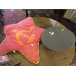 RUSSIA, military cap and similar origin cushion