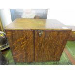 TABLE TOP CABINET, enclosing 3 fitted drawers with brass flush handles, 33cm height 41cm width