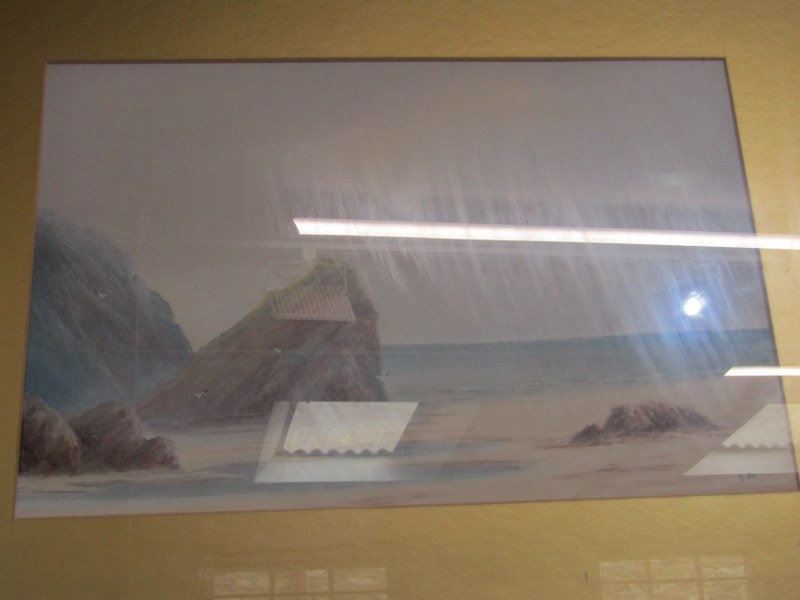 STYLE OF FREDERICK WIDGERY, pair of signed gouaches, "Coastal Scenes", 24cm x 36cm - Image 3 of 3