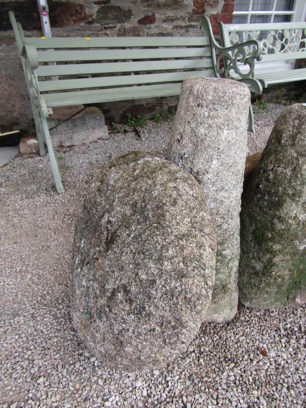 GRANITE MUSHROOM, 60cm height, top 50cm diameter