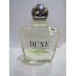 ADVERTISING, a shop display perfume bottle "Christian Dior, Dune, Pour Homme", 29cm height
