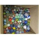 MARBLES, collection of vintage and antique marbles