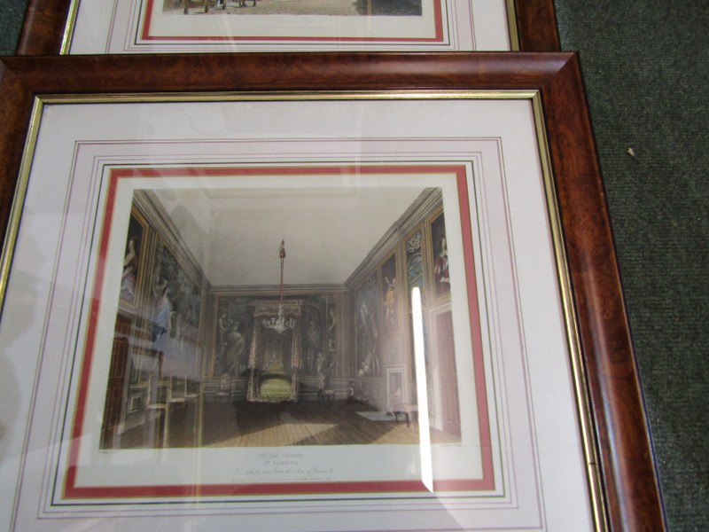 ST JAMES'S PALACE, set of 5 hand coloured aqua tints of St James's interior, after C. Wild in burr - Image 10 of 10
