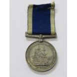 ROYAL NAVAL LONG SERVICE & GOOD CONDUCT MEDAL, type 2 with Young Head Victoria to rear, to George