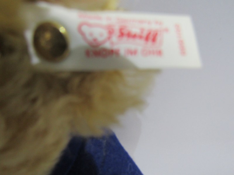 STEIFF, Police Commissioner teddy bear, 33cm with voice box - Image 6 of 6