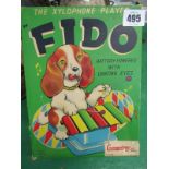 VINTAGE TOY, original boxed Fido Xylophone player