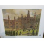 GEORGE S PERRIMAN, signed watercolour dated 1939, "East Barsham Manor", 29cm x 36cm