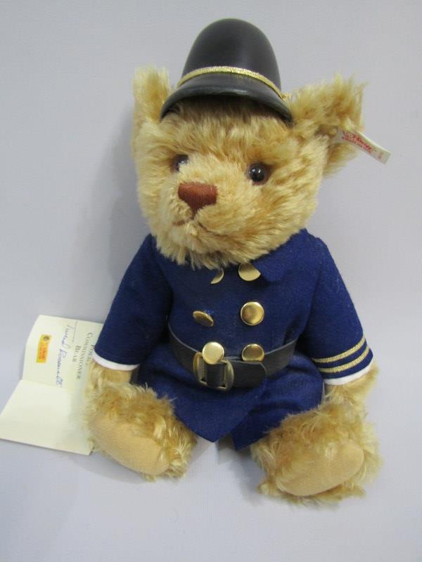 STEIFF, Police Commissioner teddy bear, 33cm with voice box - Image 2 of 6