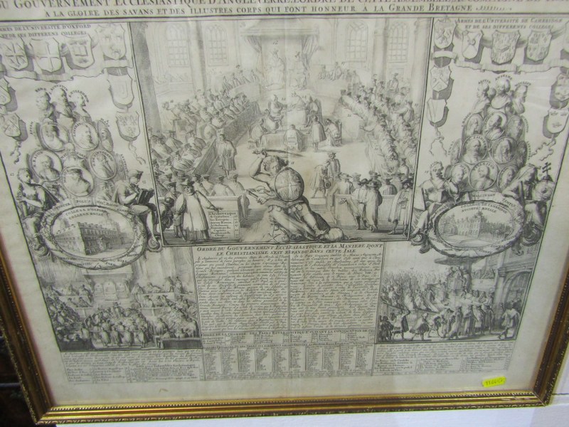 18th CENTURY ENGRAVING, "Carte du Governement", 38cm x 50cm - Image 6 of 6