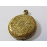 A/F CONDITION 18ct GOLD FOB WATCH, total weight 25.2 grams