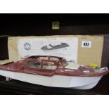 VICTORY, original boxed RAF Crash Tender; also Scalex original boxed Cabin Cruiser (some faults)