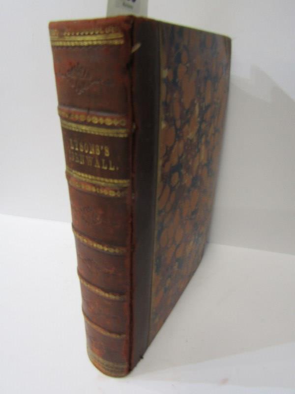 DANIEL & SAMUEL LYSONS, "Magna Britannia- Cornwall", 1814, in period half leather binding
