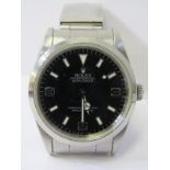 ROLEX EXPLORER, box, papers, original tag and price tag, watch appears in good working