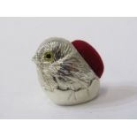 SILVER PIN CUSHION IN FORM OF A CHICK