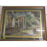 GEORGE S PERRIMAN, signed watercolour dated 1939, "The Entrance to Millington Park, Norfolk"