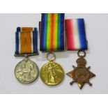 MEDALS -WWI TRIO, to M1374 M.G.Griffiths, ERA.3 RN