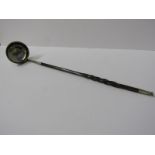 GEORGIAN DESIGN SAUCE LADLE, baleen twist handle