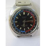VINTAGE SEIKO NAVIGATOR TIMER AUTOMATIC WRIST WATCH, movement appears in working condition, original