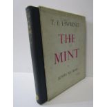 T. E. LAWRENCE, "The Mint", limited edition 1955 in original slip case (some water damage to boards)