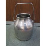 DAIRY, stainless steel swing handled milk pale, 33cm height