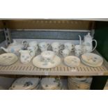 A quantity of Wedgwood Ice Rose tea and coffee ware.