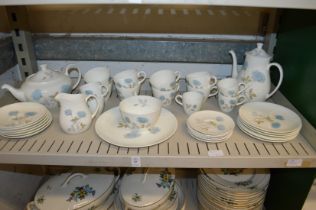 A quantity of Wedgwood Ice Rose tea and coffee ware.