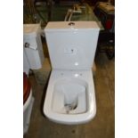 A Duravit close coupled toilet, appears unused!