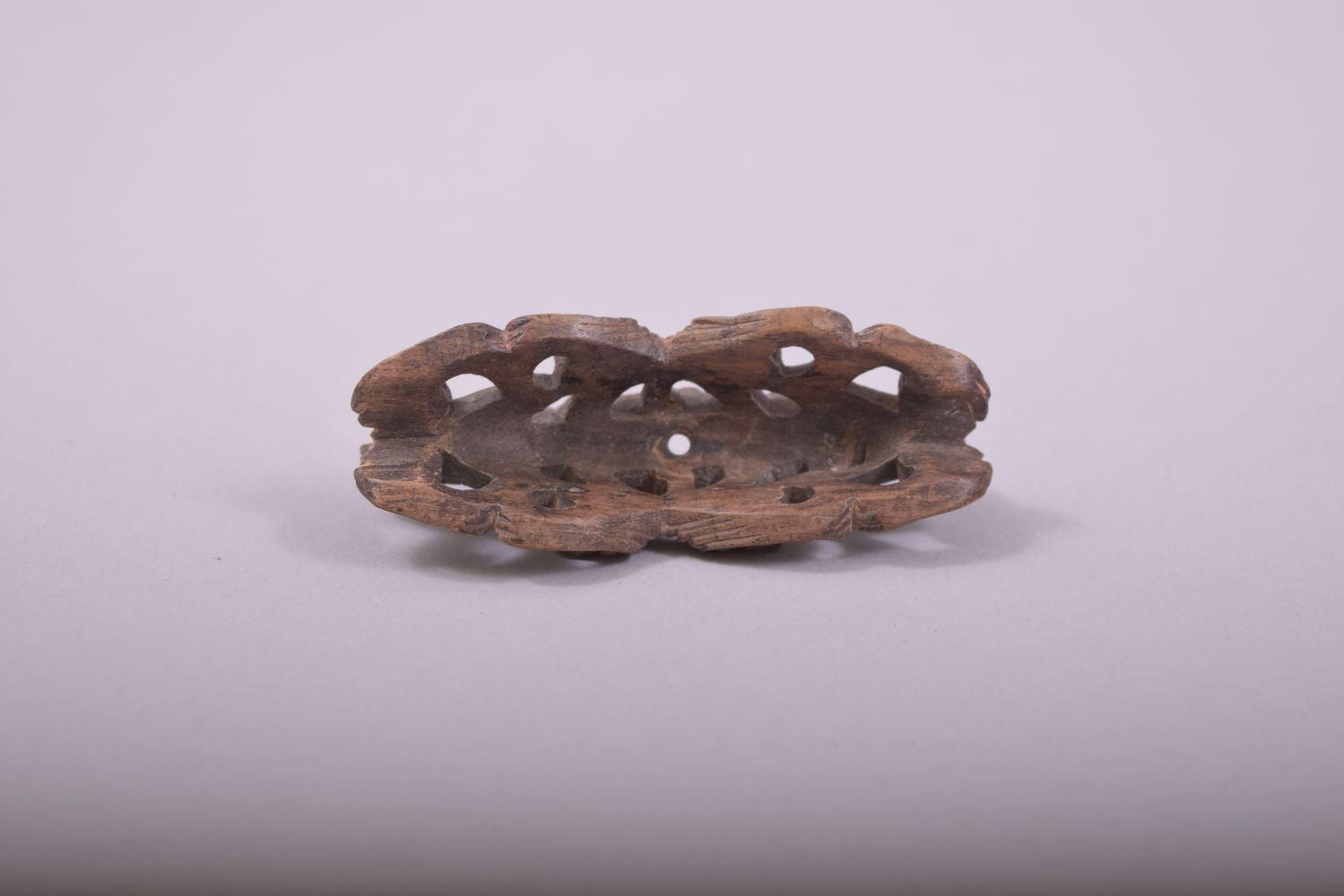 A SMALL CHINESE FILIGREE MODEL OF A JUNK, on a wooden stand, 7.5cm long. - Image 7 of 7
