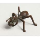 A JAPANESE BRONZE ANT.
