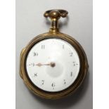 A VERGE POCKET WATCH AND CASE, Rich Payton, Gloucester. No. 265.