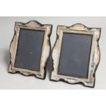 A PAIR OF SILVER PHOTOGRAPH FRAMES