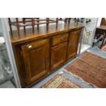 A continental oak sideboard.