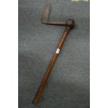 An African war axe.