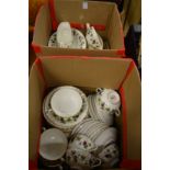 A quantity of Royal Worcester Bacchanal china.