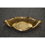 A Goldsmiths and Silversmiths Company silver gilt pierced dish.