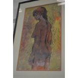 Milner Gulland, a standing female nude.