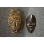 Two African masks.