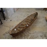 An unusual model of a coracle.