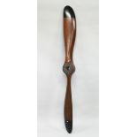 A LARGE WOODEN PROPELLER. 6ft long.