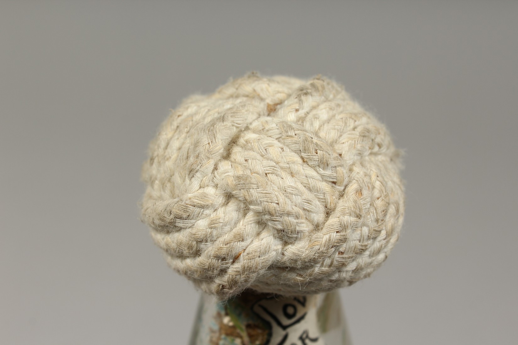 A LOVE TOKEN BOTTLE, DATED 1891. 10.5ins high. - Image 7 of 8