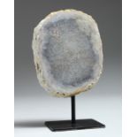 A GEODE SPECIMEN on a stand. 5.52ins