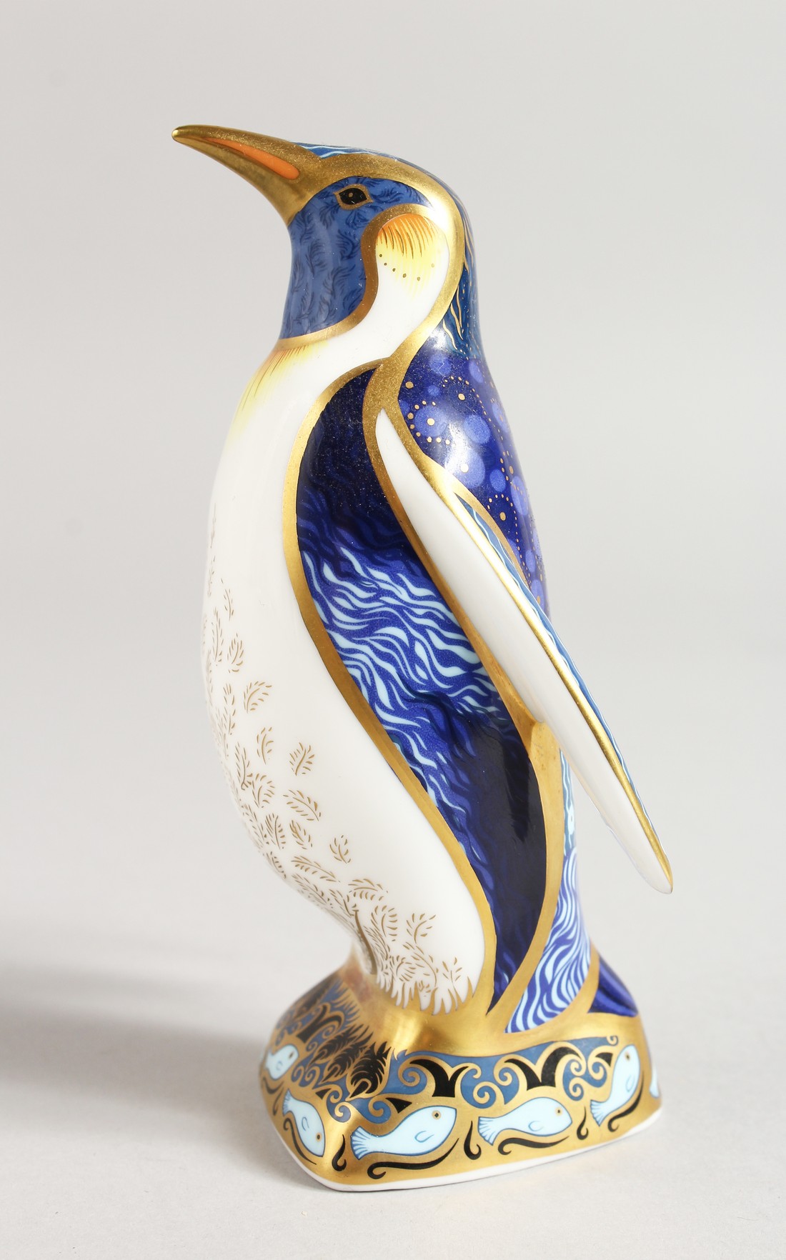 A ROYAL CROWN DERBY PAPERWEIGHT of an Emperor Penguin, dated 2006.